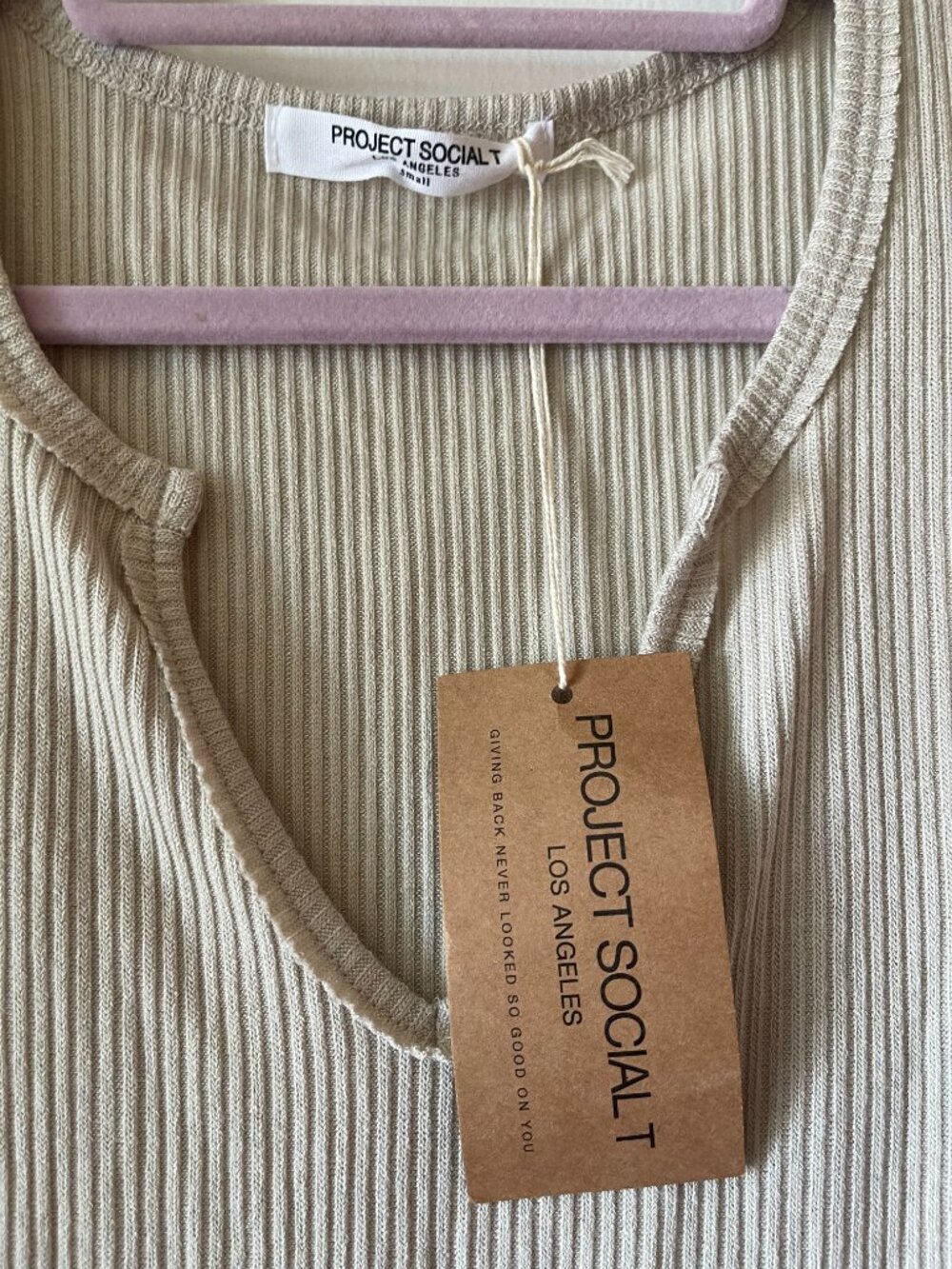 Project Social T Madly Rib Notch Tank - Picture 5 of 5